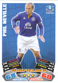 Phil Neville Everton 2011/12 Topps Match Attax #103